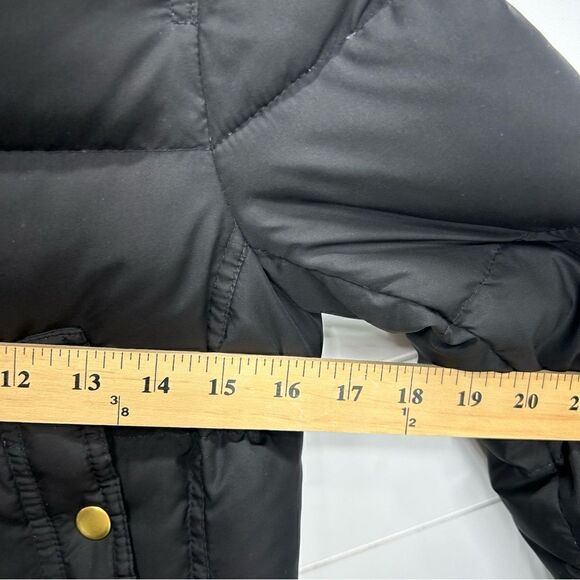 J. Crew black long puffer jacket, xs - Picture 5 of 8